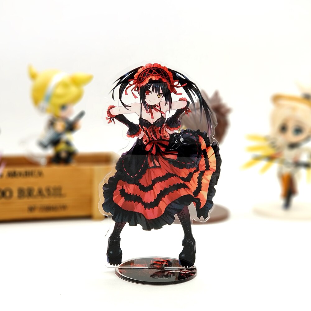 Date A Live Kurumi Tokisaki  acrylic standee figurines desk decoration cake topper anime