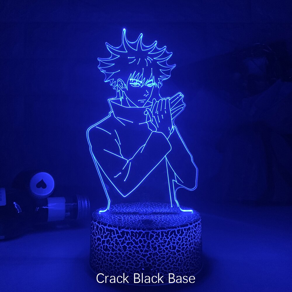 Anime Lamp Megumi Fushiguro Light Jujutsu Kaisen Led Night Light for Birthday Gift Jujutsu Kaisen Megumi Fushiguro Lamp