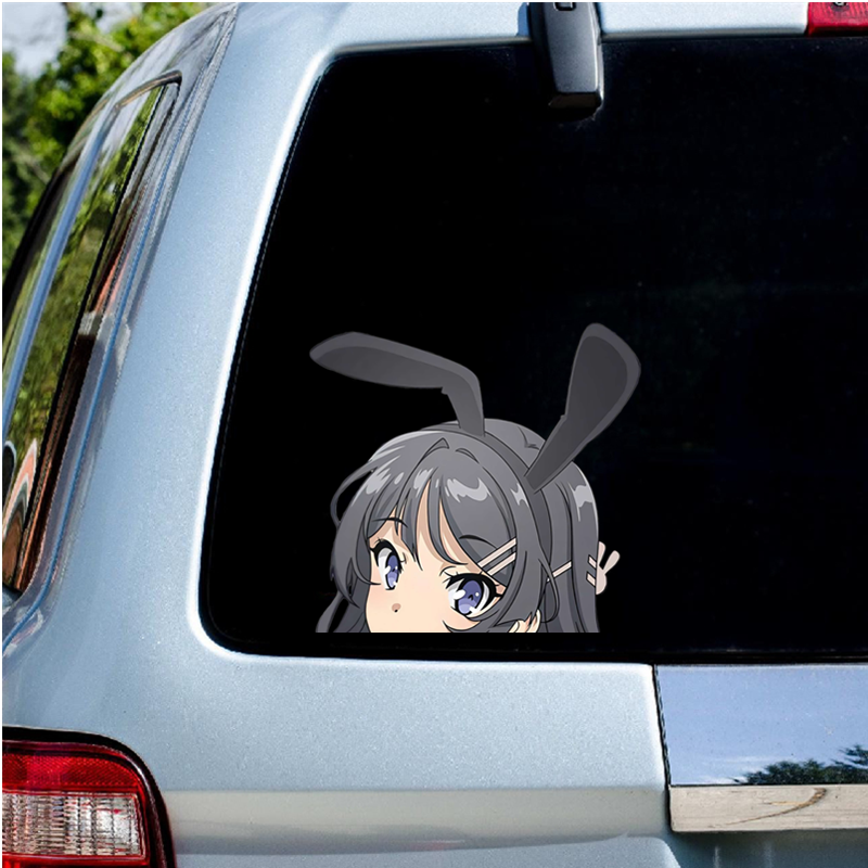 Kawai anime girl Sticker | Bikin Anime girl stickers | swimsuit, underwear, car stickers decal anime cute car accessories decoration