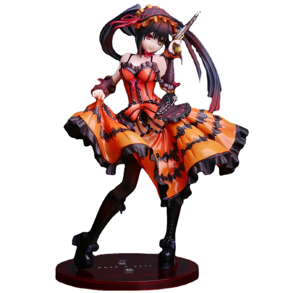 Anime Figure 23CM PVC Movie Date A Live Mayuri Judgment Kurumi Tokisaki Figurine Toys for Children Anime Action Figures Model