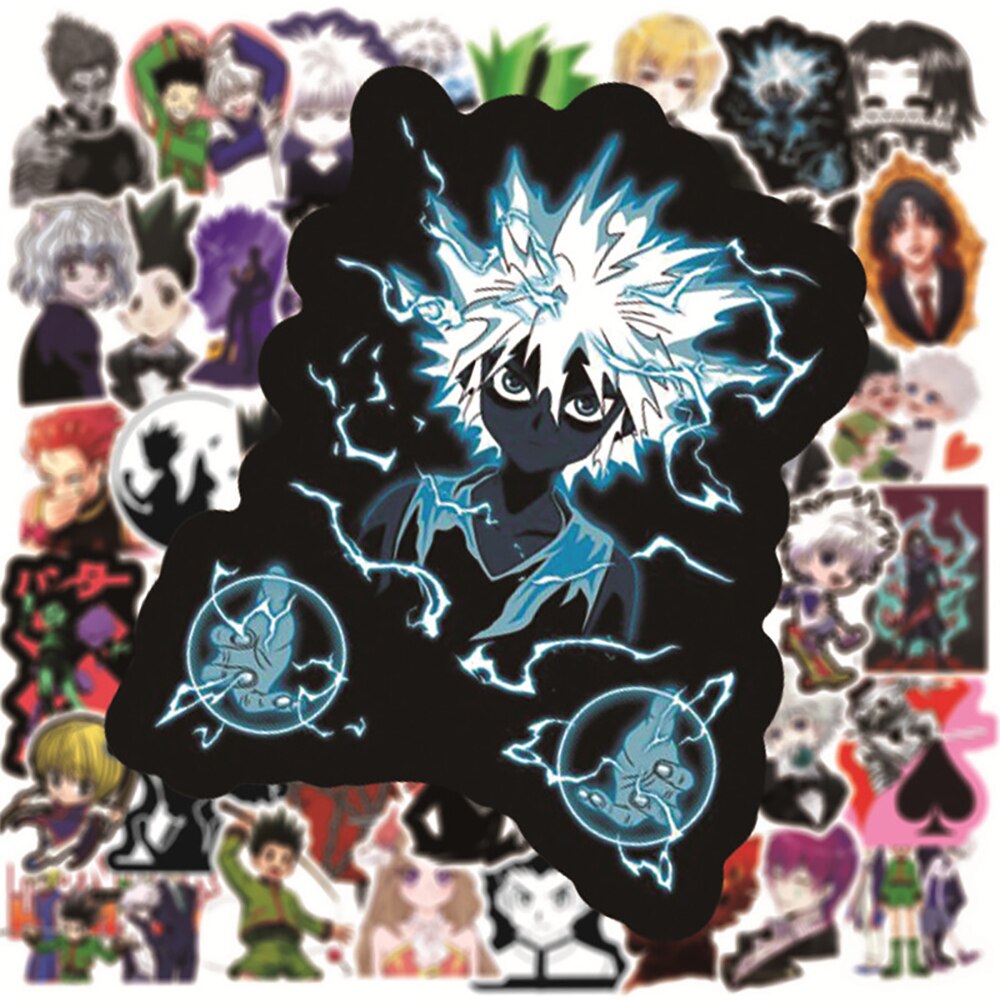 10/30/50PCS Anime HUNTER×HUNTER Stickers DIY Travel Skateboard Suitcase Luggage Laptop Waterproof Cartoon Sticker Joke Kid Toys