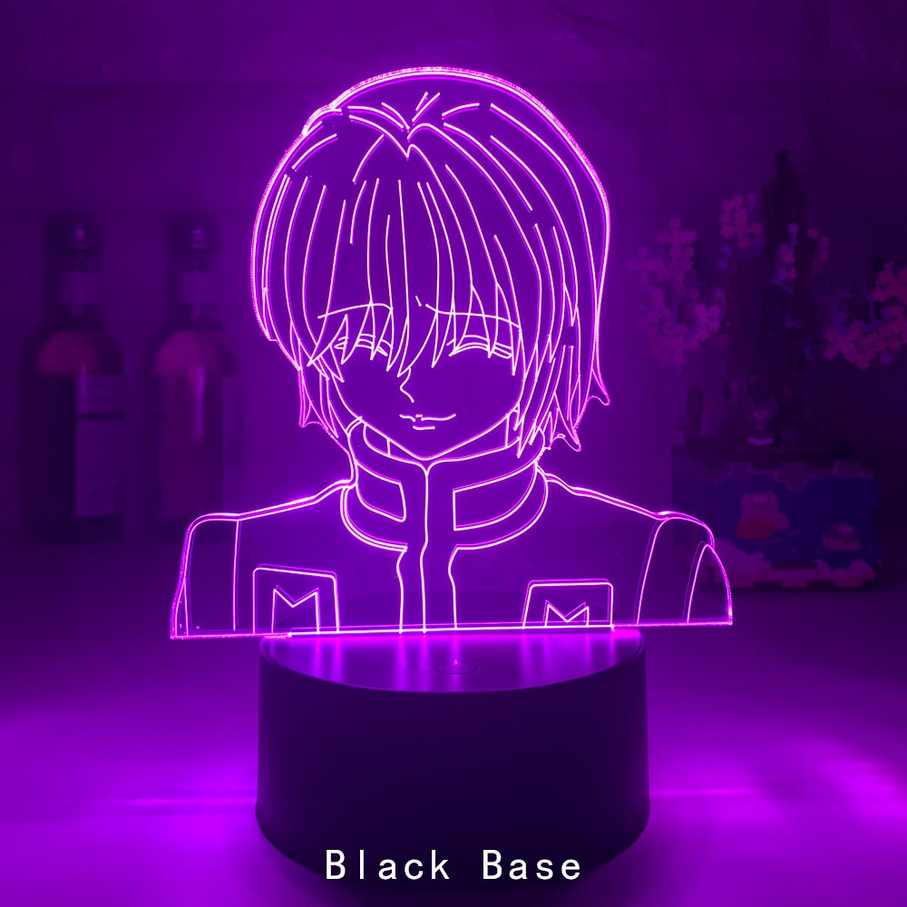 Anime Hunter X Hunter Led Night Light Killua Zoldyck Figure Nightlight Color Changing Usb Battery Table 3d Lamp Gift for Kids