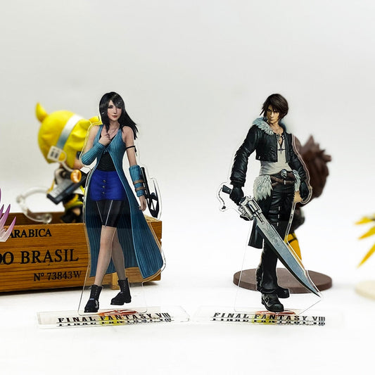 F Fantasy FF8 8 Squall Rinoa  acrylic standee figurines desk decoration cake topper