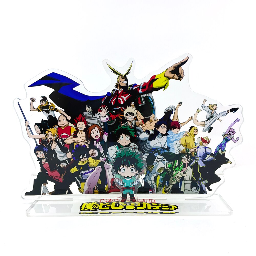 BIG SIZE Boku no My Hero Academia Midoriya Bakugou All Might Todoroki Kaminari  acrylic standee figurines desk decoration