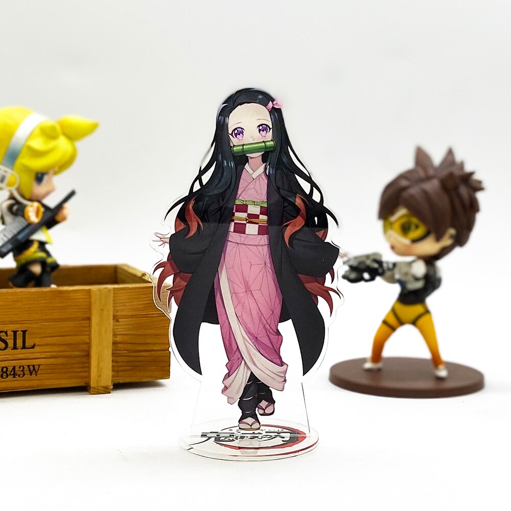 Demon Slayer Kimetsu no Yaiba Tanjirou Nezuko Zenitsu Inosuke #B anime acrylic standee figurines desk decoration cake topper