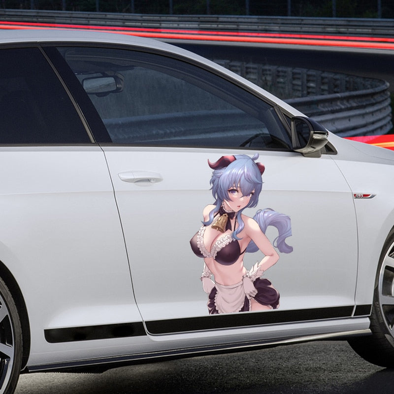 Kawai anime girl Sticker | Bikin Anime girl stickers | swimsuit, underwear, car stickers decal anime cute car accessories decoration