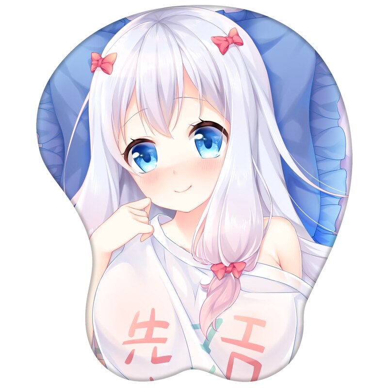 Izumi Sagiri Figure 3d Anime Girl Soft Gel Gaming Mouse Pad Mousepad Wrist Rest