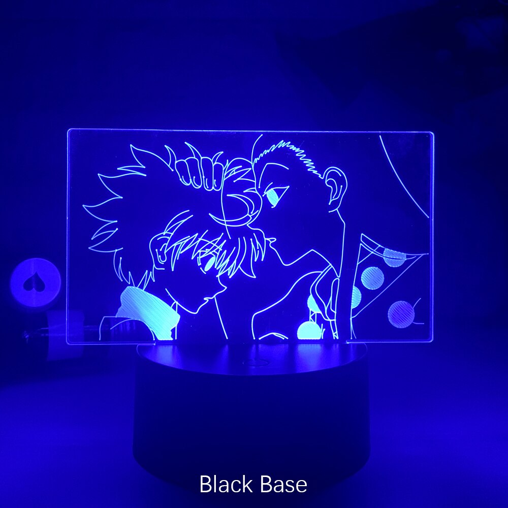 Anime Hunter X Hunter Led Night Light Killua Zoldyck Figure Nightlight Color Changing Usb Battery Table 3d Lamp Gift for Kids