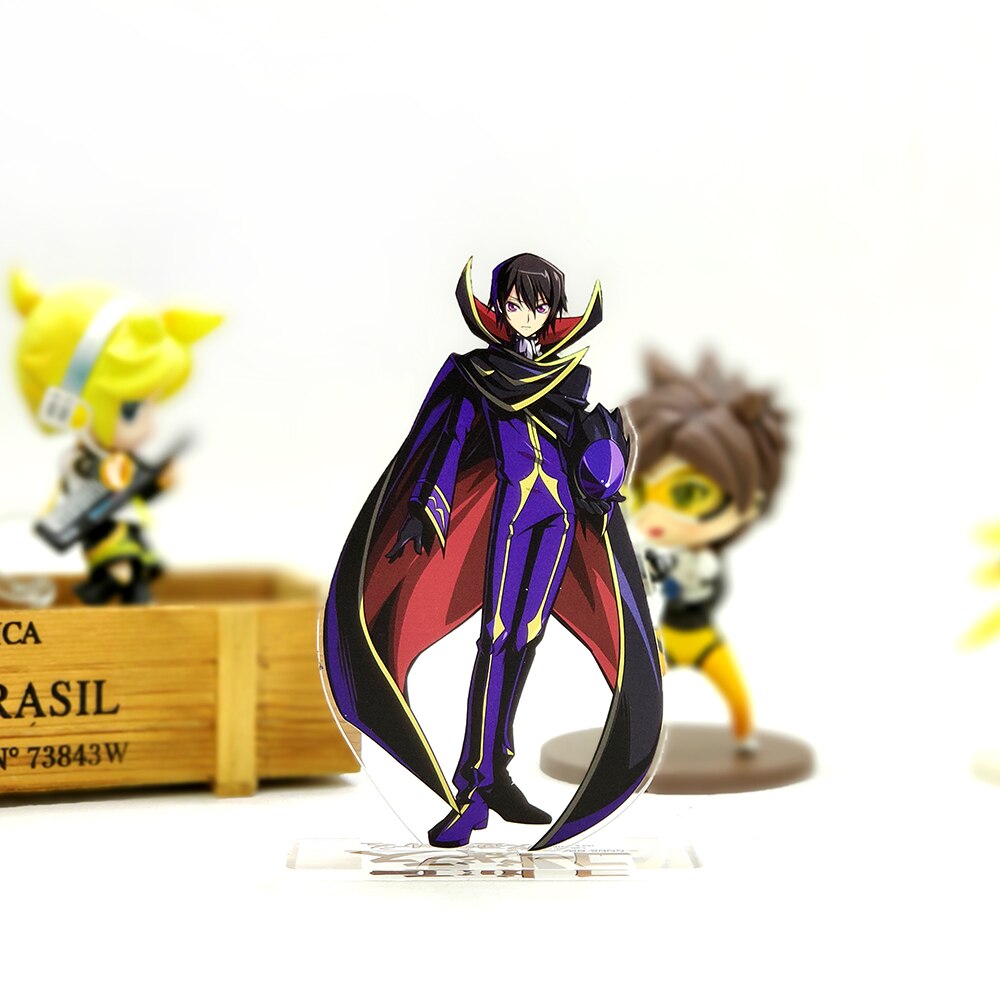 Code Geass Lelouch Lamperoug Lulu Zero  Japanese cool acrylic standee figurines desk decoration cake topper anime