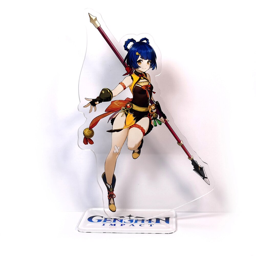 Genshin ImGenshin Impact characters Chongyun Xiao XiangLing acrylic standee figurines desk decoration cake topper anime