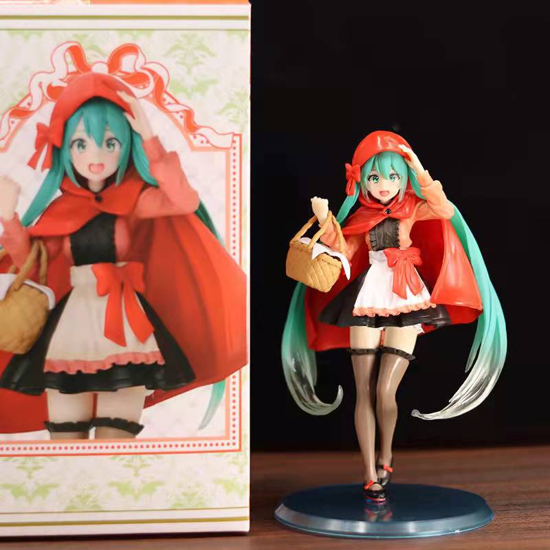 Anime Action Figures Little Red Riding Hood Hatsune Miku Figurine Model Toys for Boys Christmas Gift Cartoon Free Shipping Items