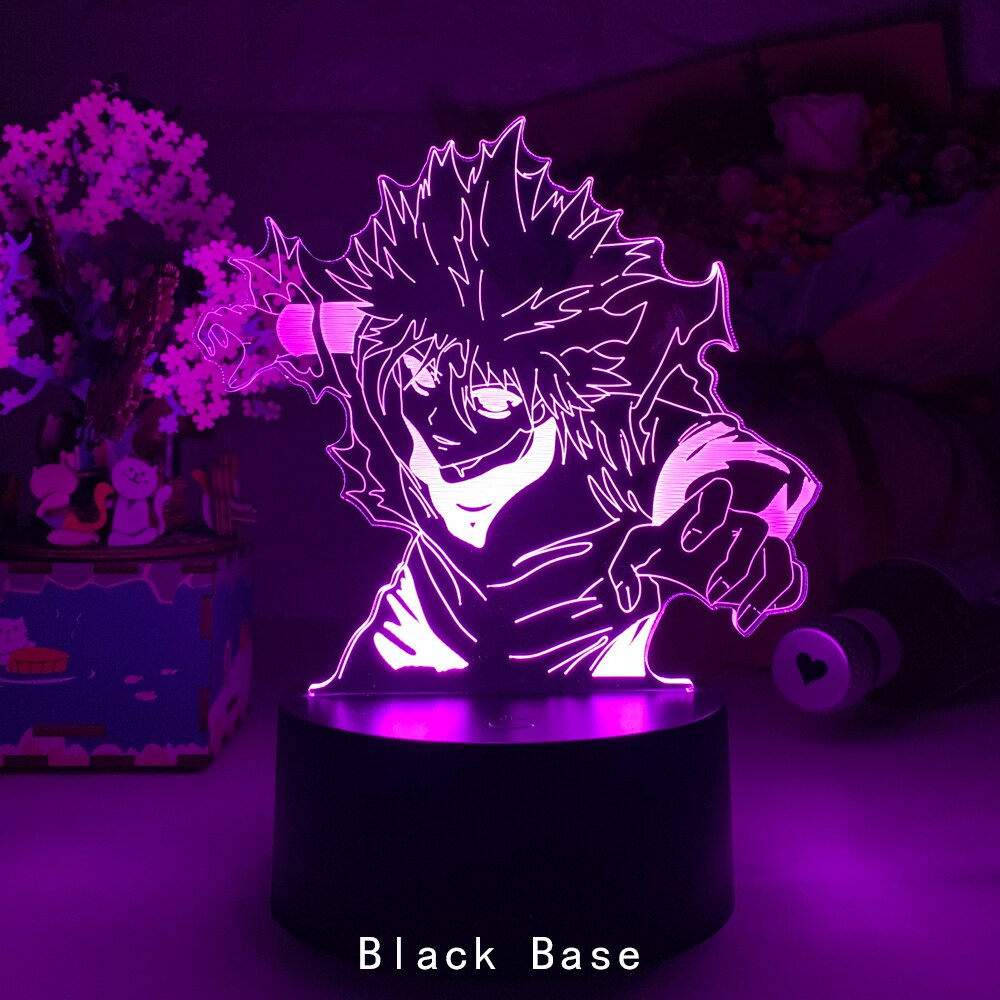 Anime Hunter X Hunter Led Night Light Killua Zoldyck Figure Nightlight Color Changing Usb Battery Table 3d Lamp Gift for Kids