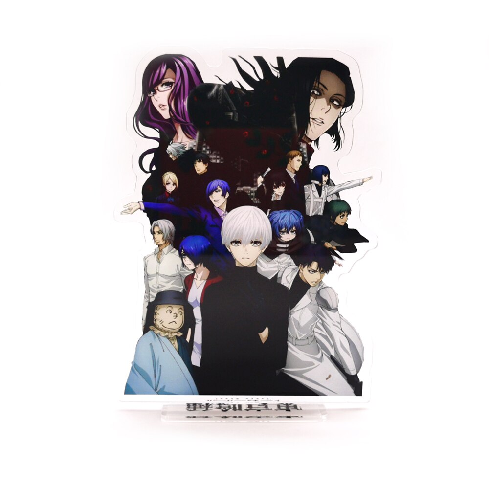 Tokyo Ghoul Kaneki Ken Kirishima Touka Shuu Rize Saiko Kuki acrylic standee figurines cake topper anime desk decoration