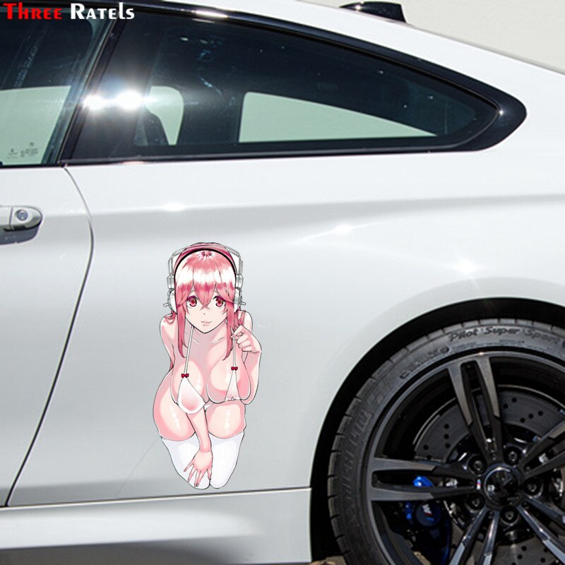 Anime Girls Large Stickers | Girls Car stickers | Kawai Car stickers | Kawai anime girl Stickers