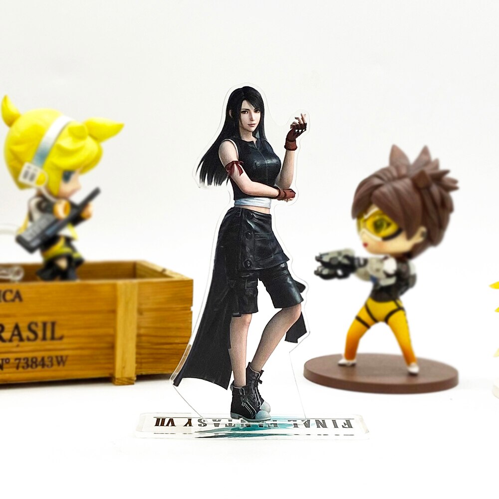 Fantasy FF7 VII 7 Tifa Lockhart  acrylic standee figurines desk decoration cake topper