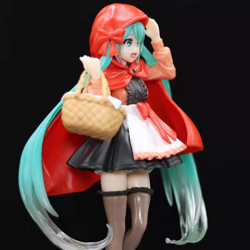 Anime Action Figures Little Red Riding Hood Hatsune Miku Figurine Model Toys for Boys Christmas Gift Cartoon Free Shipping Items