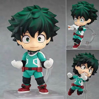 10cm Q Version Anime My Hero Academia Figure 686#  Midoriya Izuku PVC Action Figure Collectible model toys kid gift