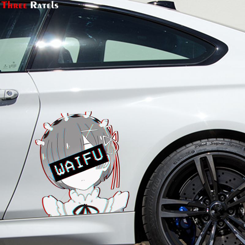 Anime Girls Large Stickers | Girls Car stickers | Kawai Car stickers | Kawai anime girl Stickers