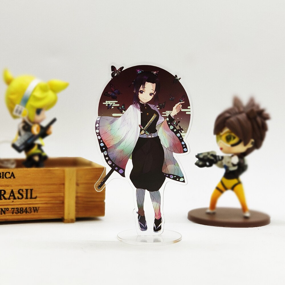 Demon Slayer Kimetsu no Yaiba Kochou Shinobu  anime Japanese acrylic standee figurines desk decoration cake topper