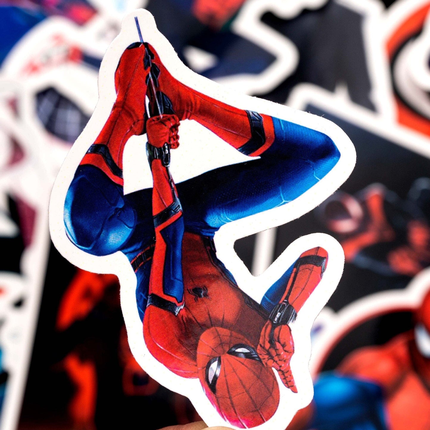 10/30/50pcs Disney Marvel Spiderman Stickers The Avengers Waterproof Sticker Luggage Skateboard Guitar Laptop Stikers Kids Toys