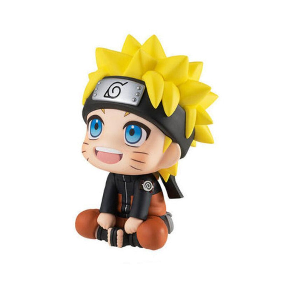 Naruto Mini Figures 9.5cm cute figures | Anime Figure Kakashi Uchiha Sasuke Itachi Kawaii Toy