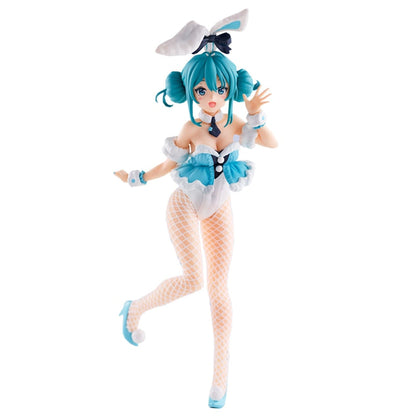 Anime Figure Prize Miku BiCute White Bunnies Ver. Action Furyu Japaense Colletible Model Toys Boys Free Shipping Items