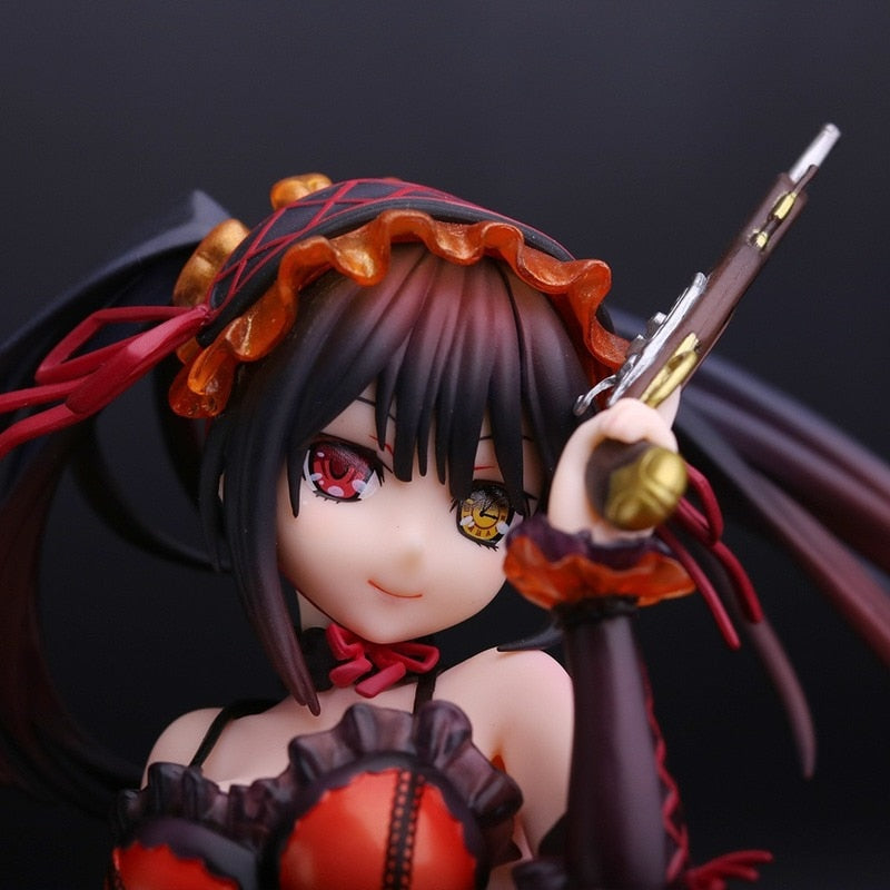 Anime Figure 23CM PVC Movie Date A Live Mayuri Judgment Kurumi Tokisaki Figurine Toys for Children Anime Action Figures Model