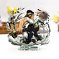 One Piece Zoro #A design acrylic standee figurines desk decoration cake topper anime