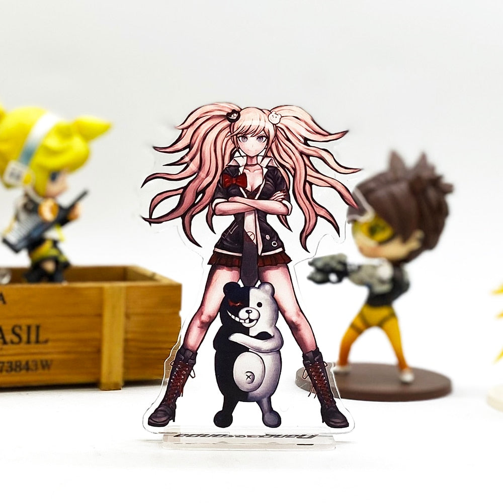 Danganronpa Enoshima Junko Monokuma  acrylic standee figurines desk decoration cake topper