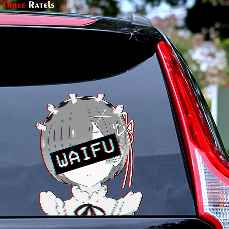 Anime Girls Large Stickers | Girls Car stickers | Kawai Car stickers | Kawai anime girl Stickers