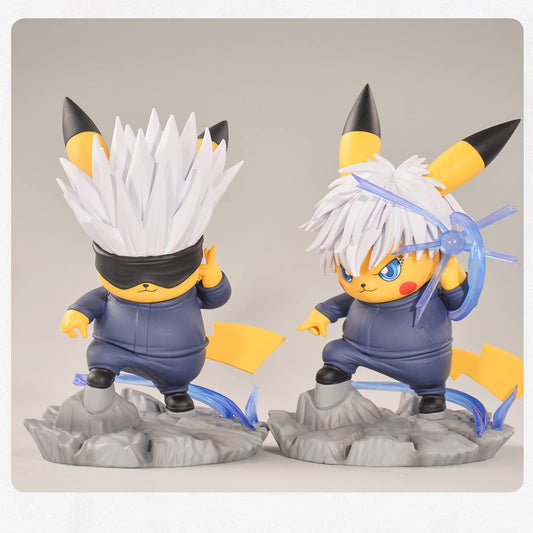 20CM Jujutsu Kaisen Pikachu Action Figure Gojo Satoru | Cosplay Pokemon Pikachu Anime Model Toy for  Gifts Decoration