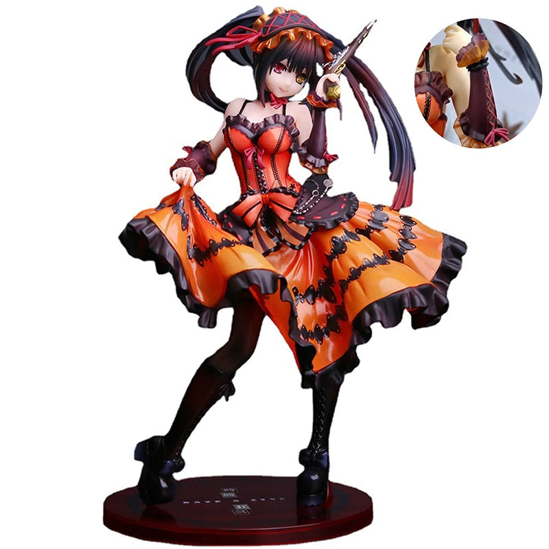 Anime Figure 23CM PVC Movie Date A Live Mayuri Judgment Kurumi Tokisaki Figurine Toys for Children Anime Action Figures Model