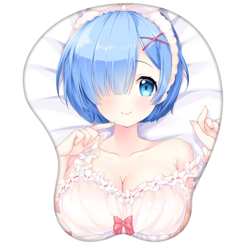 Re: Life in a Different world from zero Rem Figure 3d Anime Girl Soft Gel Gaming Mouse Pad Mousepad Wrist Rest Gifts