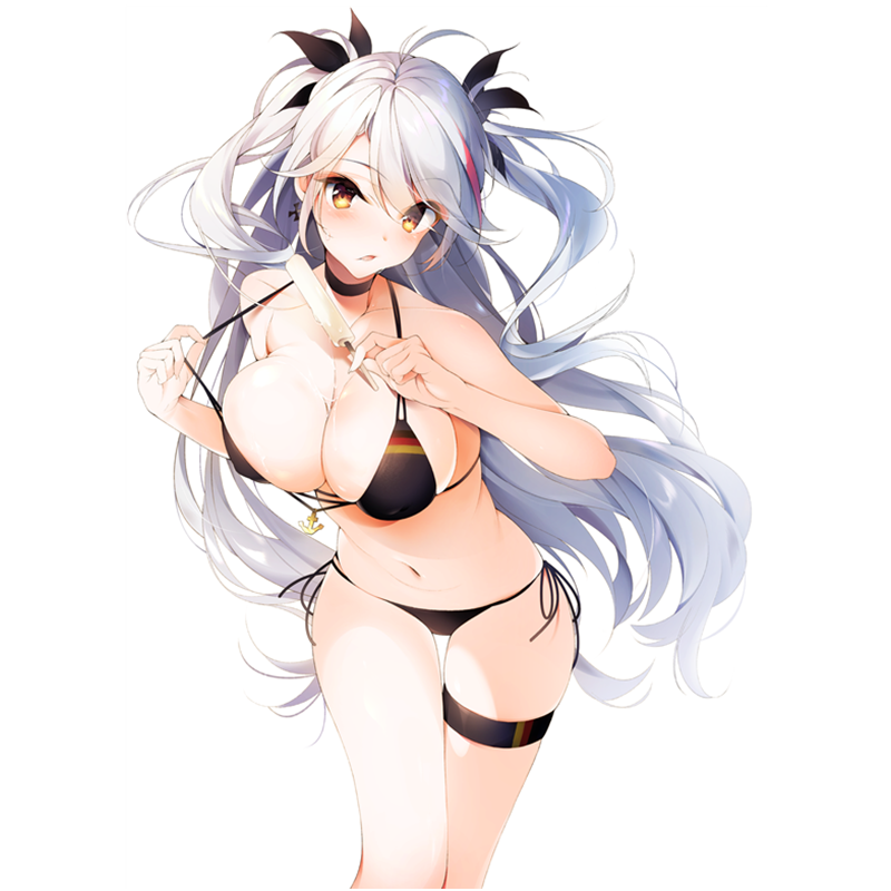 Kawai anime girl Sticker | Bikin Anime girl stickers | swimsuit, underwear, car stickers decal anime cute car accessories decoration