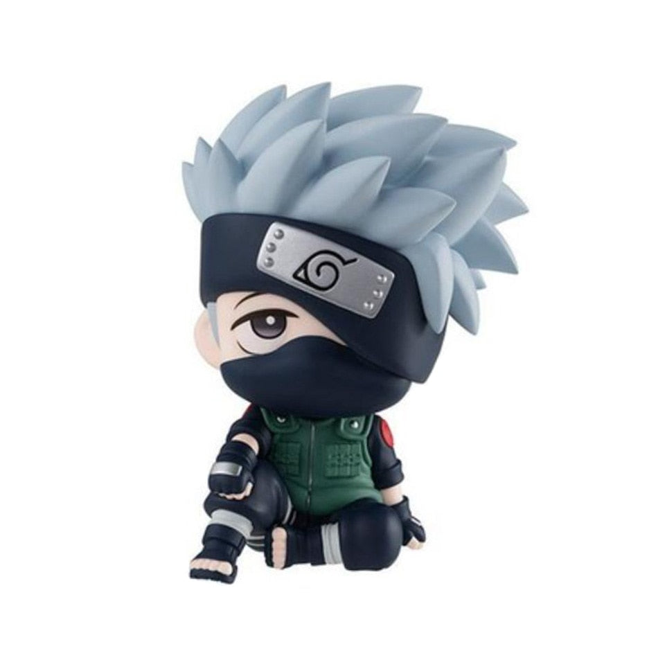 Naruto Mini Figures 9.5cm cute figures | Anime Figure Kakashi Uchiha Sasuke Itachi Kawaii Toy