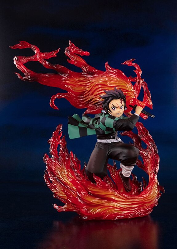 20cm Anime Demon Slayer Figure Demon Slayer Hinogami Kamado Tanjirou PVC Action Figure Collectible Model Toys Kid Gift