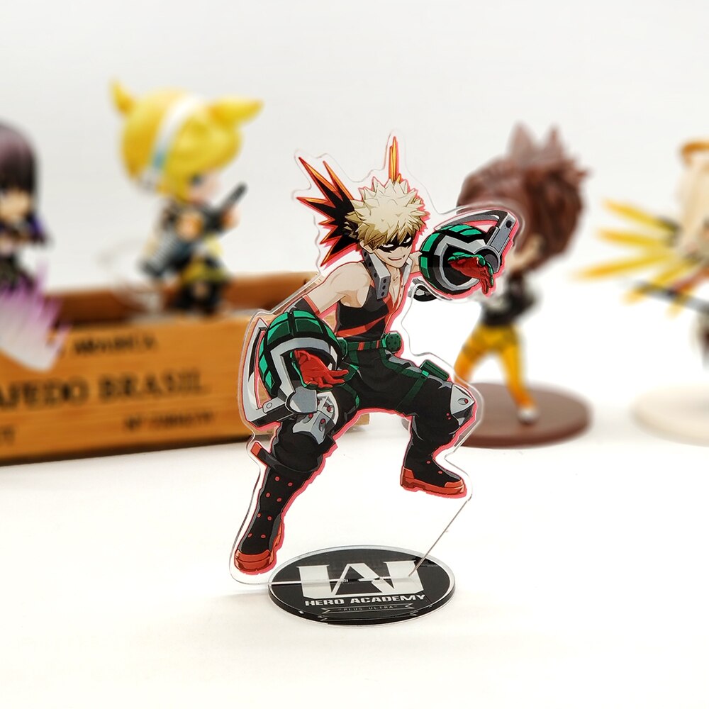 My Hero Academia bakugou katsuki  japanese boku acrylic standee figurines desk decoration cake topper anime