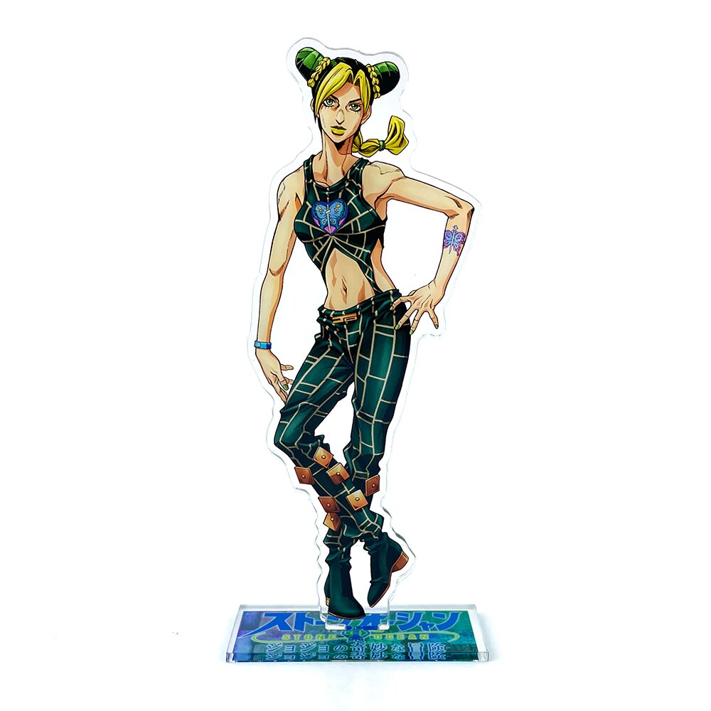 JOJO no Bizarre Adventure Stone Ocean Jolyne Jotaro Hermes Anasui Emporio Weather acrylic standee figurines desk decoration