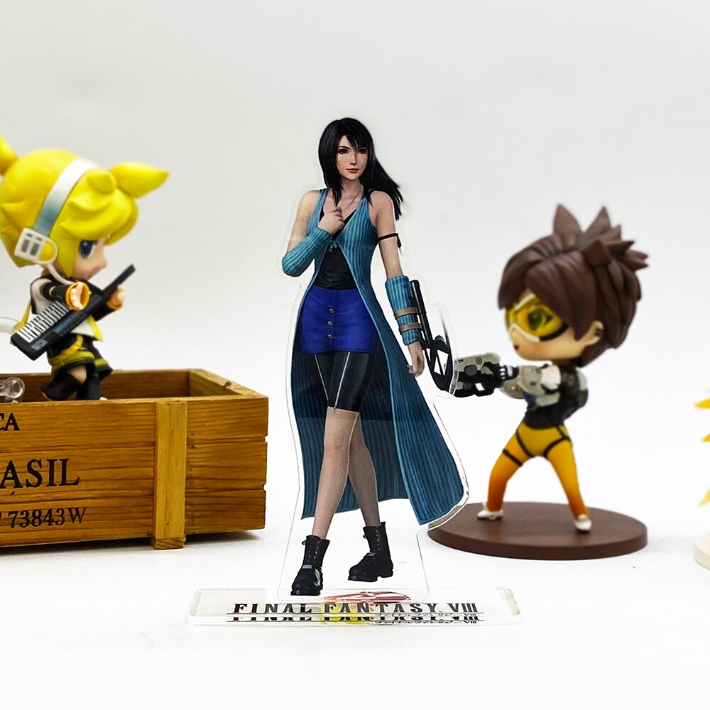 F Fantasy FF8 8 Squall Rinoa  acrylic standee figurines desk decoration cake topper