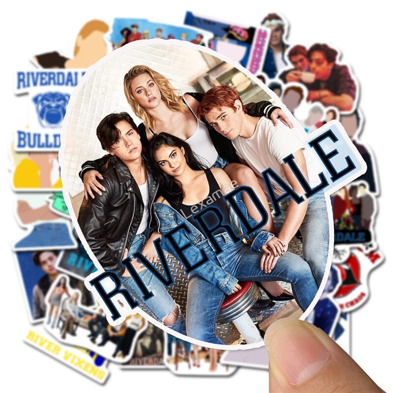 10/30/50Pcs/lot Classic TV Show Riverdale Graffiti Stickers For Furniture Chair Trunk Computer Motorcycle Guitar  Sticker Toy