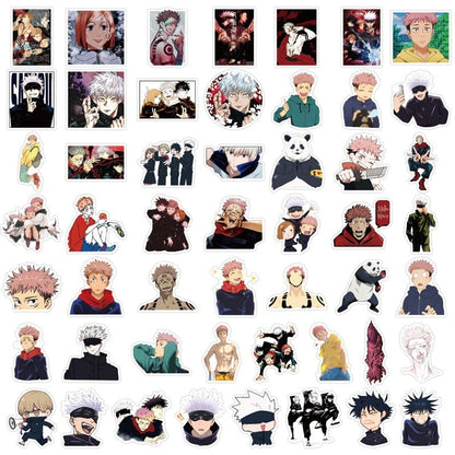 50 PCS Jujutsu Kaisen Anime Graffiti Stickers | For Skateboard Fridge Guitar Laptop Motorcycle Classic Decal Sticker