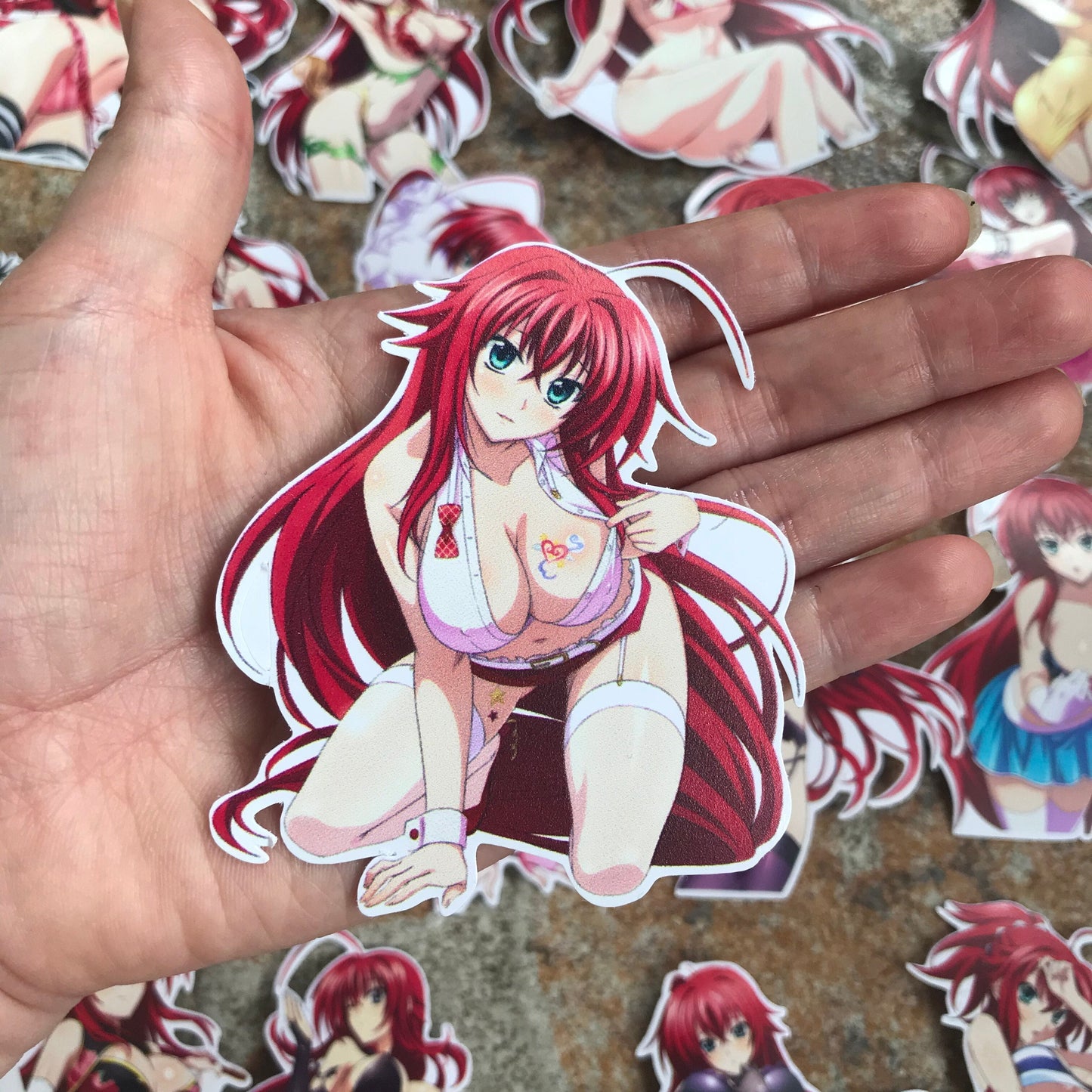 Anime Girls Large Stickers | Girls Car stickers | Kawai Car stickers | Kawai anime girl Stickers