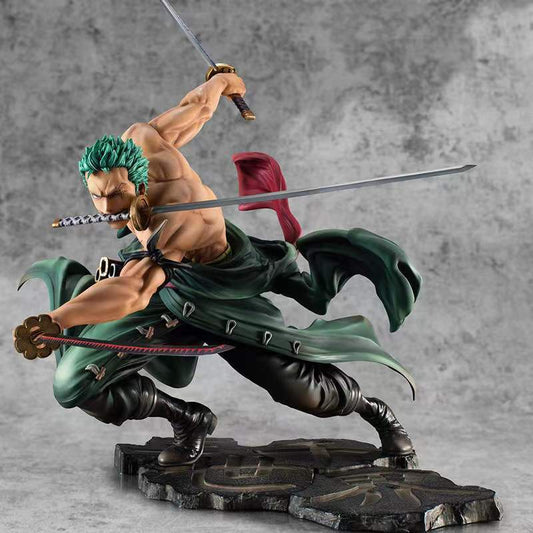 One Piece Anime Figure Roronoa Zoro 10cm | " No Box "  | Anime Statue PVC Action Figure Collection Model