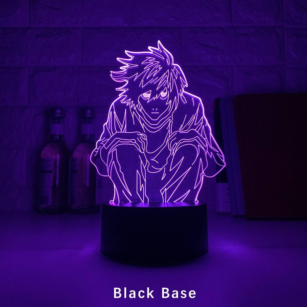 Anime Hunter X Hunter Led Night Light Killua Zoldyck Figure Nightlight Color Changing Usb Battery Table 3d Lamp Gift for Kids