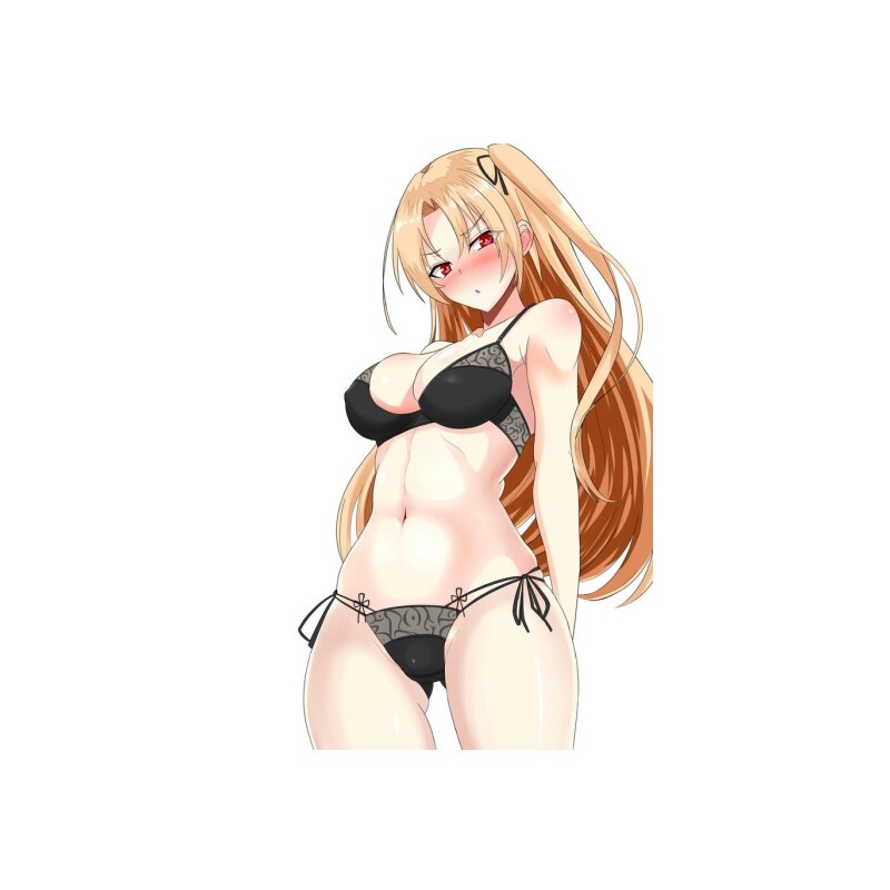 Kawai anime girl Sticker | Bikin Anime girl stickers | swimsuit, underwear, car stickers decal anime cute car accessories decoration