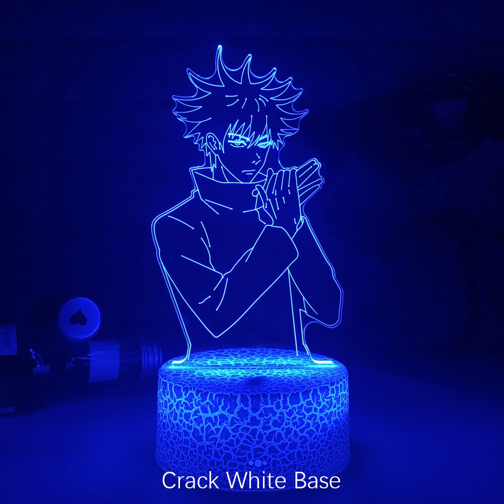 Anime Lamp Megumi Fushiguro Light Jujutsu Kaisen Led Night Light for Birthday Gift Jujutsu Kaisen Megumi Fushiguro Lamp