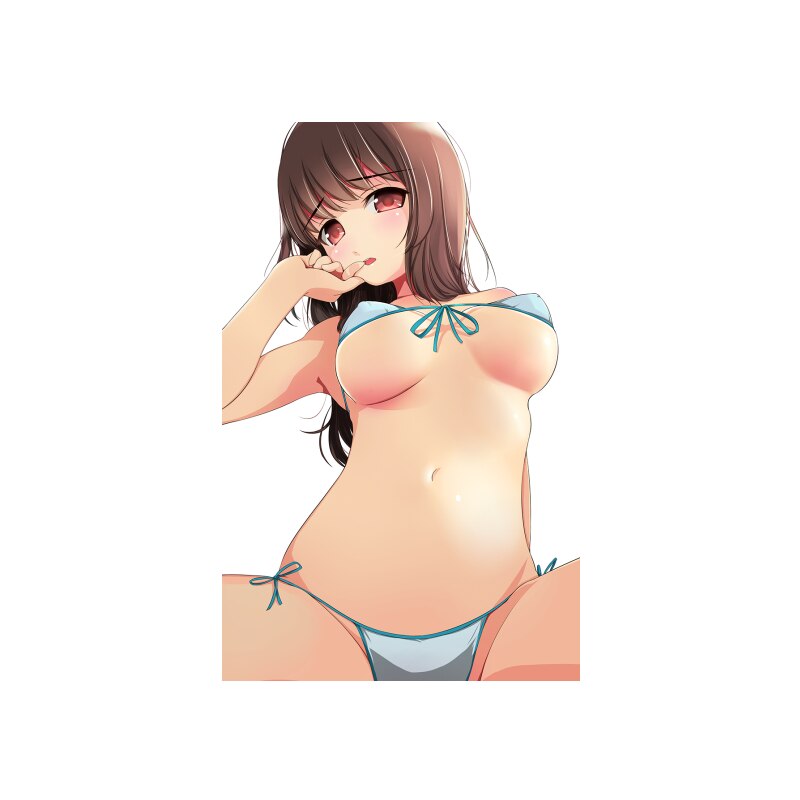 Kawai anime girl Sticker | Bikin Anime girl stickers | swimsuit, underwear, car stickers decal anime cute car accessories decoration