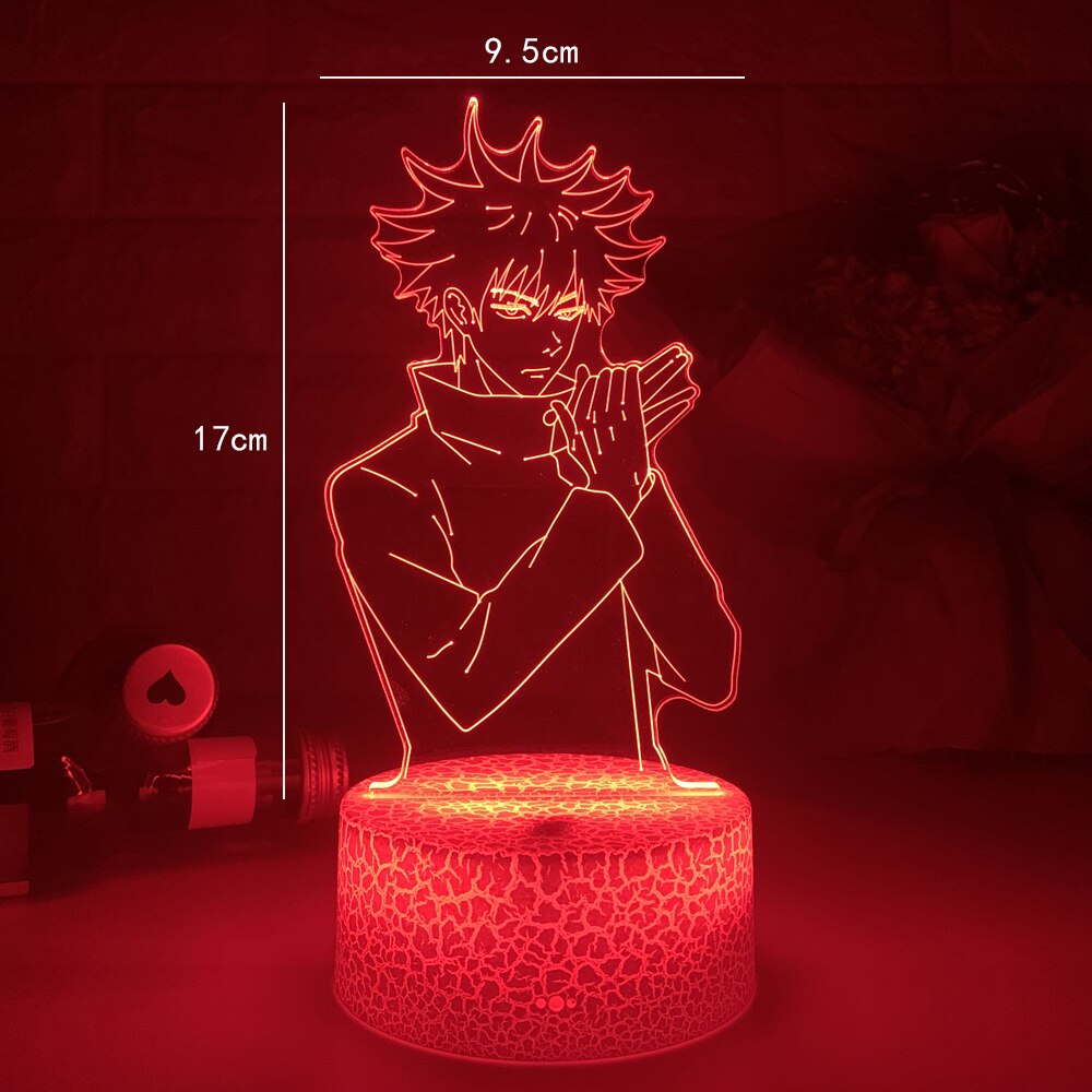 Anime Lamp Megumi Fushiguro Light Jujutsu Kaisen Led Night Light for Birthday Gift Jujutsu Kaisen Megumi Fushiguro Lamp