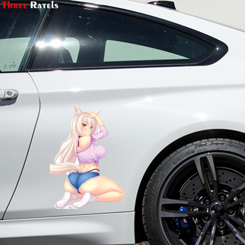 Anime Girls Large Stickers | Girls Car stickers | Kawai Car stickers | Kawai anime girl Stickers