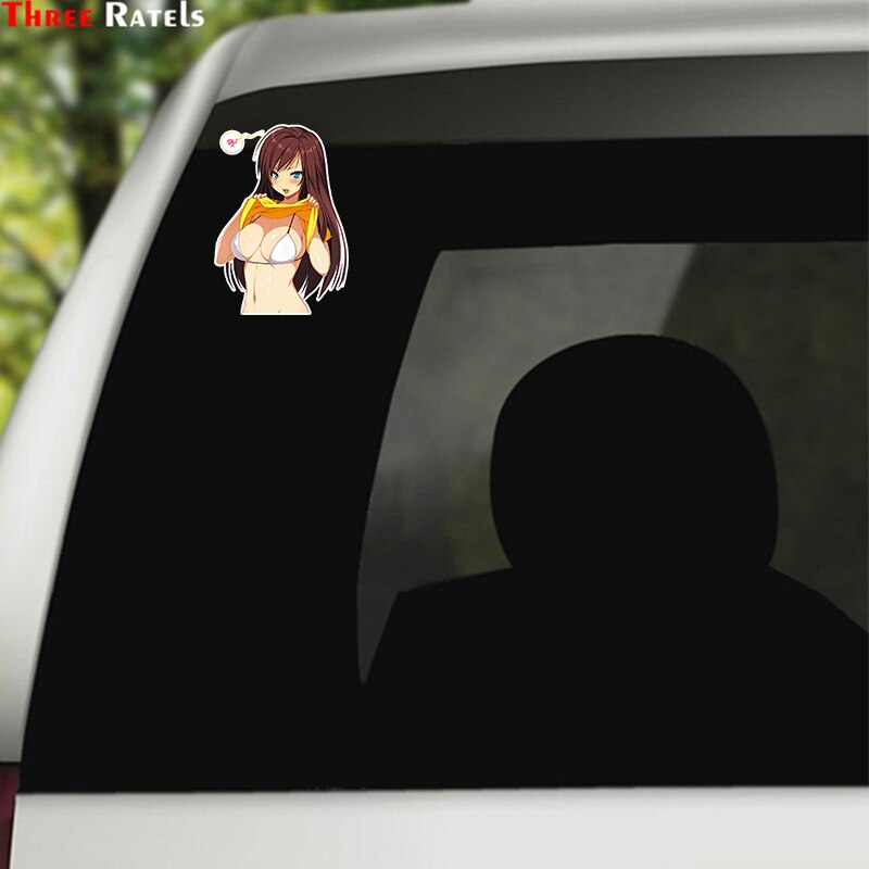 Anime Girls Large Stickers | Girls Car stickers | Kawai Car stickers | Kawai anime girl Stickers